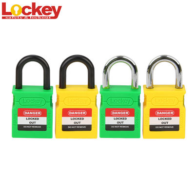 Lockey Steel Short Chain 25mm Safety Loto Padlock