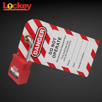 Kiểm tra công nghiệp an toàn Mcb khóa Loto Tag cho van dấu hiệu cách ly khóa